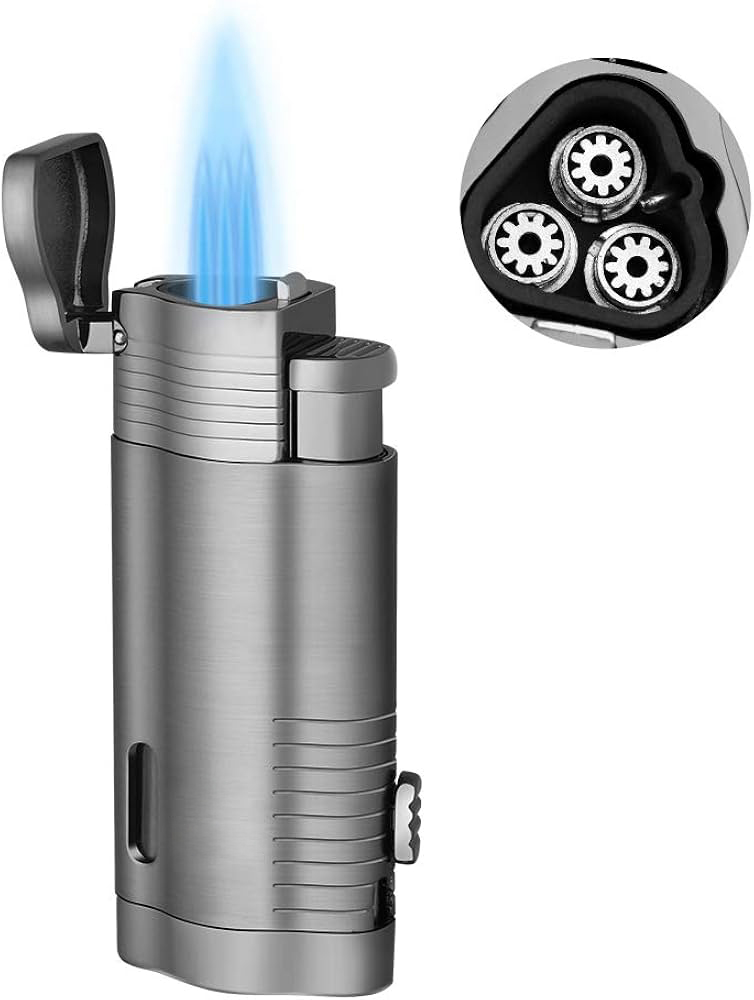 triple jet flame cigar torch lighter